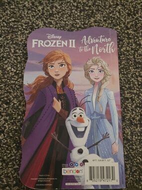 Disney Frozen II Book Cover — Purple & Light Blue